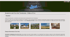 Desktop Screenshot of iconarts.ro